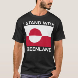 Jag står med Grönlands stöd inte för försäljning T Shirt