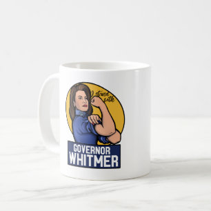 Jag står med guvernör Whitmer Kaffemugg