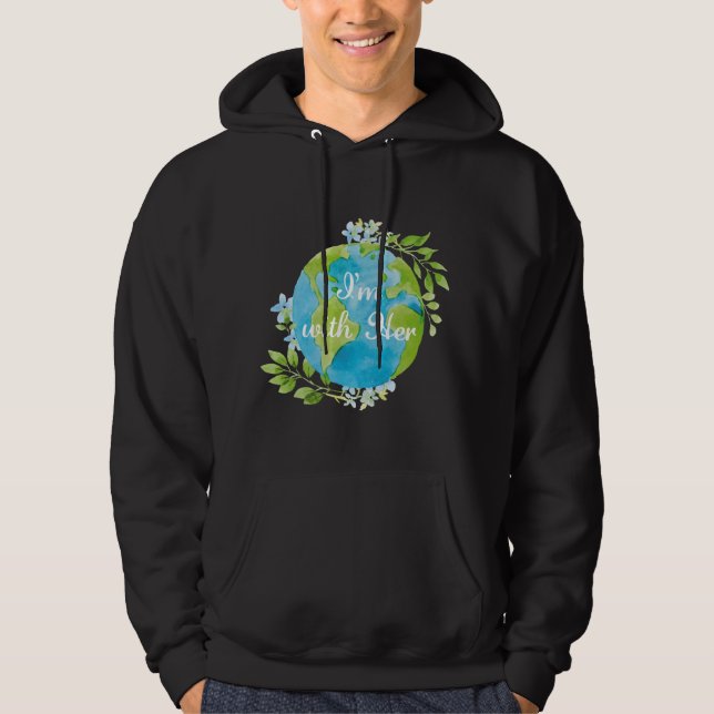 Jag Står Med Henne Hoodie (Framsida)