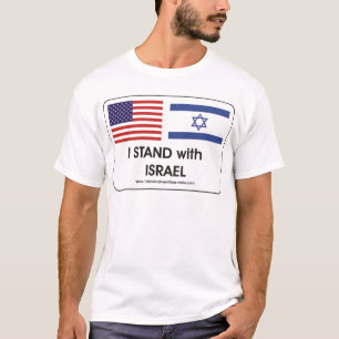 Jag står med Irael T-shirt