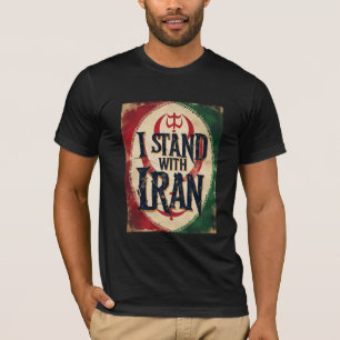 Jag Står Med Iran Solidaritets T-Shirt