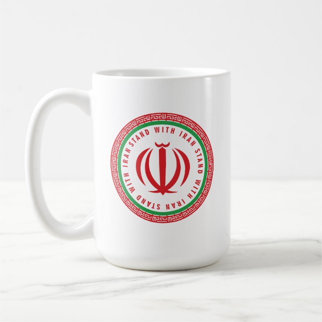 Jag står med iranier kaffemugg (Vänster)