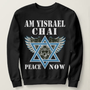Jag står med Israel am Yisrael Chai, fred nu T Shirt
