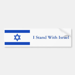 Jag står med Israel Bildekal