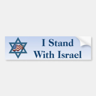 Jag Står Med Israel Bildekal