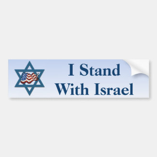 Jag Står Med Israel Bildekal