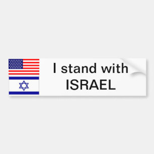 Jag står med Israel Bildekal