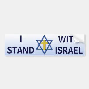 Jag står med Israel Bildekal