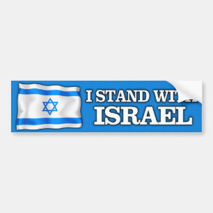 Jag står med Israel Bildekal