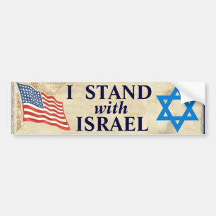 Jag står med Israel Bildekal