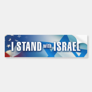 Jag står med Israel Bildekal