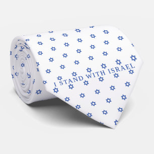 Jag står med Israel Blue White Star of David Slips