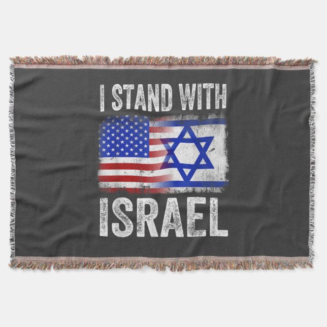 Jag står med Israel Filt (Framsidan)