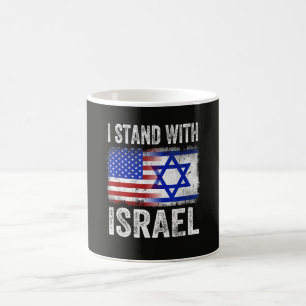 Jag står med Israel Kaffemugg