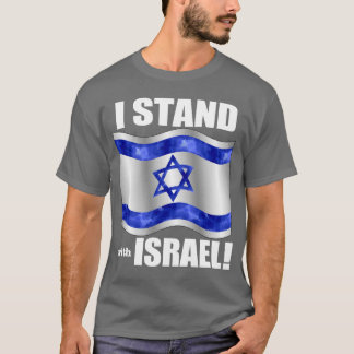 Jag står med Israel! T-shirt