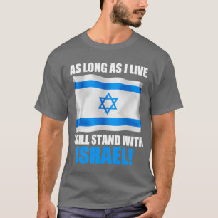 Jag står med Israel Tee