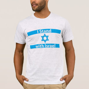 Jag står med Israels Flagga - judisk judisk judis T Shirt
