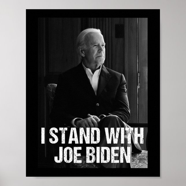 Jag står med Joe Biden 1 Poster (Framsidan)