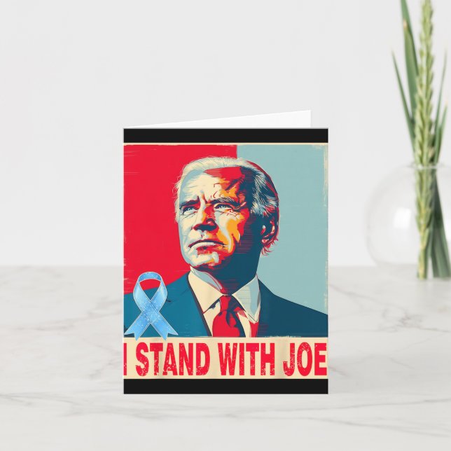Jag står med Joe Biden Kort (Framsida)