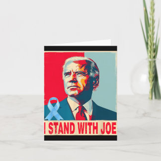 Jag står med Joe Support Biden Prostate Cancer Pra Kort