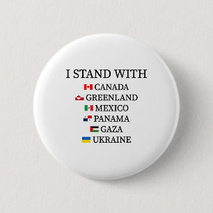Jag Står Med Kanada Grönland Mexiko Panama Gaza U Knapp