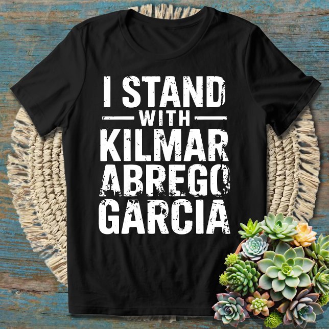 Jag står med Kilmar Abrego Garcia T Shirt (Skapare uppladdad)