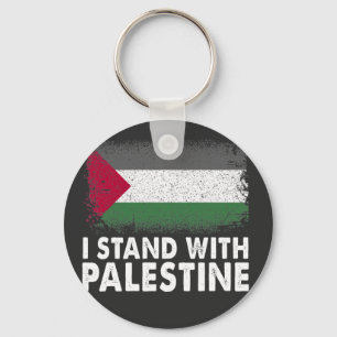 Jag står med Palestinas fria Palestina Nyckelring