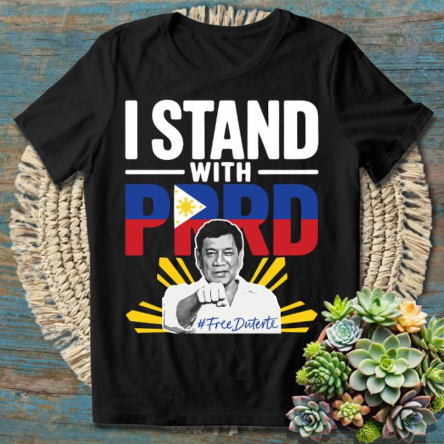 Jag står med Pride för PRRD Pinoy Motstånd - Duter T Shirt (Skapare uppladdad)