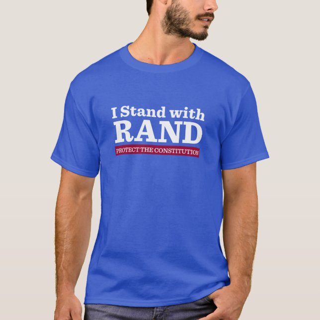 Jag står med randen t shirt (Framsida)