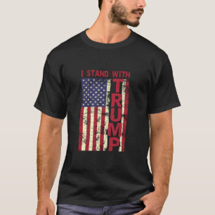 Jag står med spänning i USA-Coolan Patriotic T Shirt
