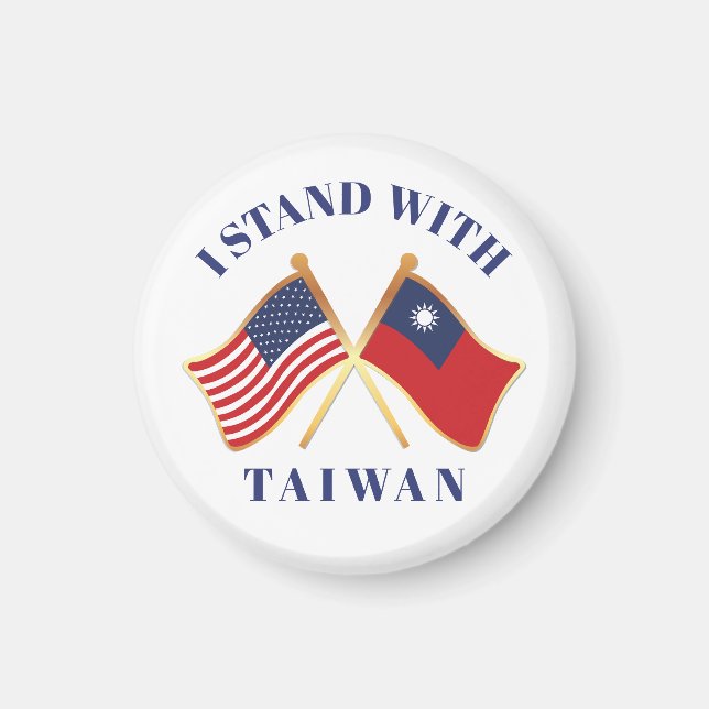Jag Står Med Taiwan Magnet (Framsidan)