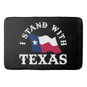 Jag Står Med Texas Badrumsmatta