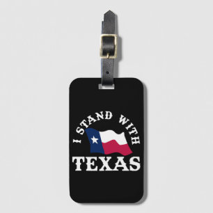 Jag Står Med Texas Bagagebricka