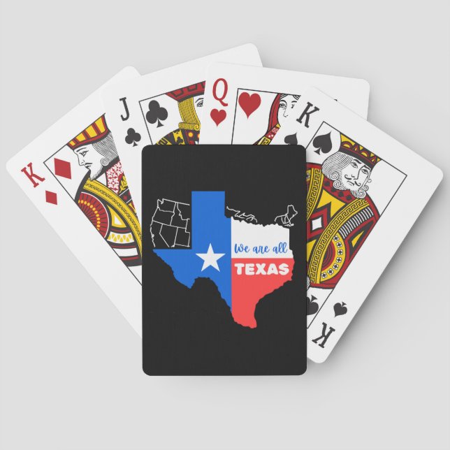 Jag står med Texas Casinokort (Baksidan)