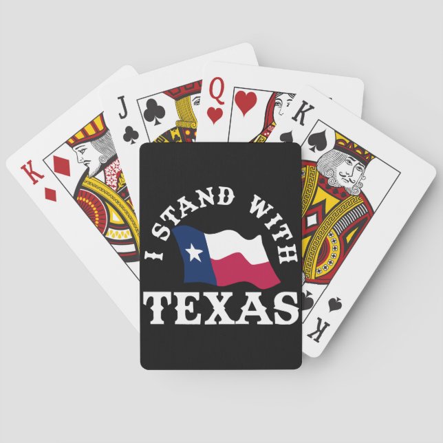 Jag Står Med Texas Casinokort (Baksidan)