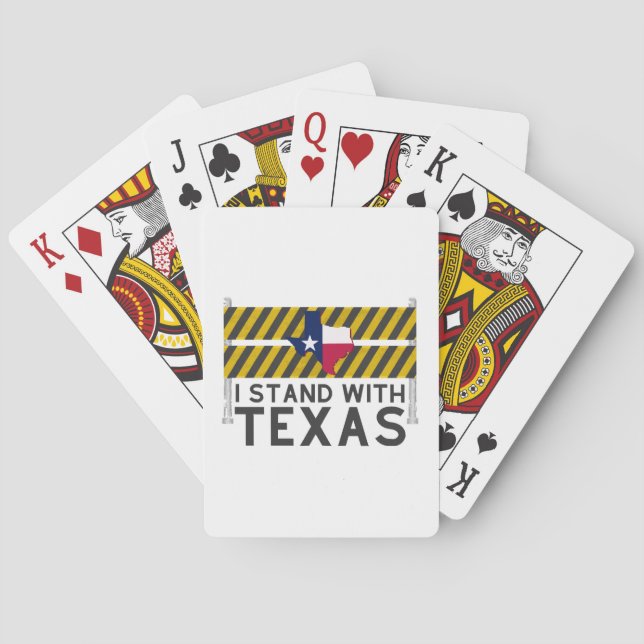 Jag står med Texas Casinokort (Baksidan)