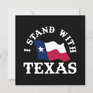 Jag Står Med Texas Inbjudningar