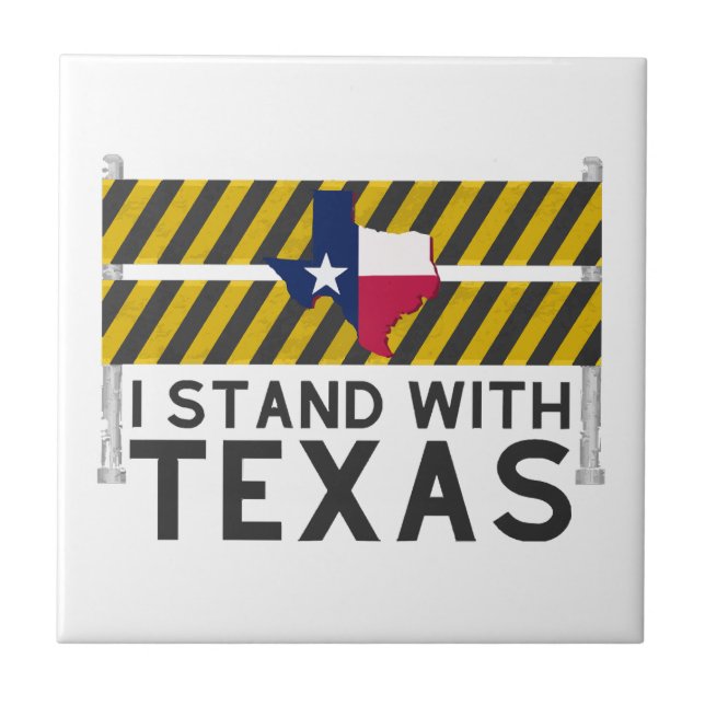 Jag står med Texas Kakelplatta (Framsidan)