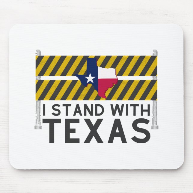Jag står med Texas Musmatta (Framsidan)