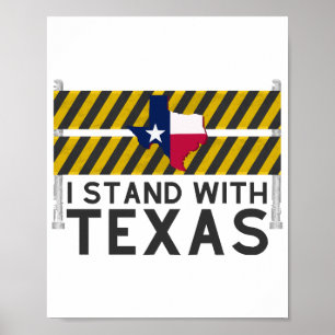 Jag Står Med Texas Poster