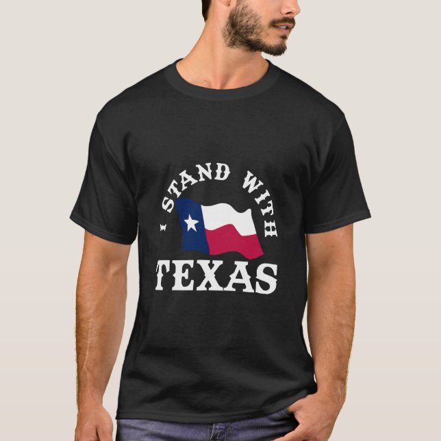 Jag står med Texas T Shirt (Framsida)