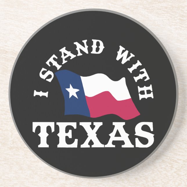 Jag Står Med Texas Underlägg (Framsidan)