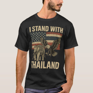 JAG STÅR MED THAILAND (2) T SHIRT