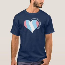 Jag står med Trans People Heart T-Shirt