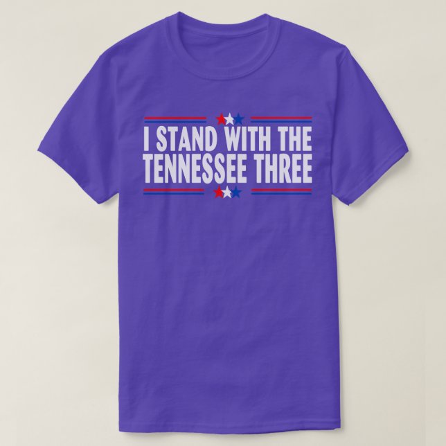 JAG STÅR MED TRE TENNESSEE T SHIRT (Design framsida)