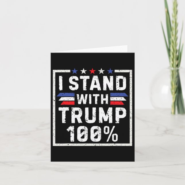 Jag står med trumman 100 % 1 kort (Framsida)