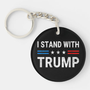 Jag står med Trump American Flagga