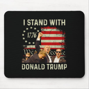 Jag står med Trump Funny Trump 2024 Musmatta