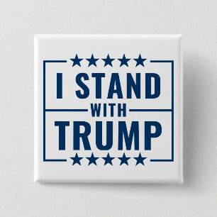 Jag Står Med Trump Knapp