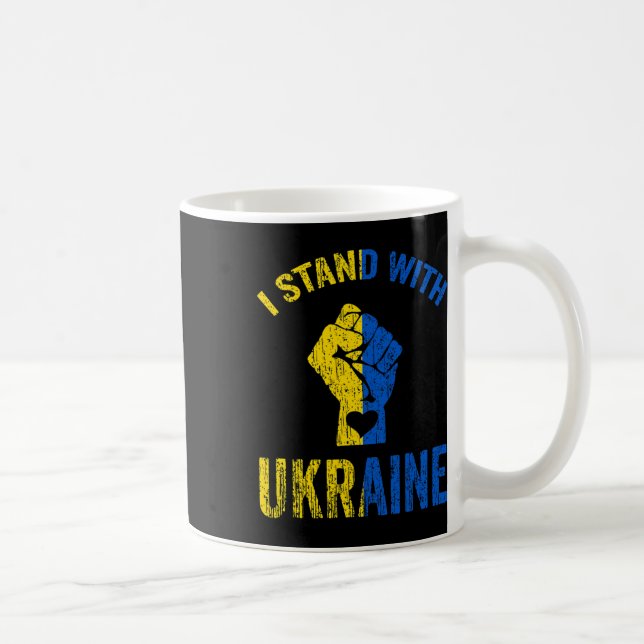 Jag Står Med Ukraina7 Kaffemugg (Höger)